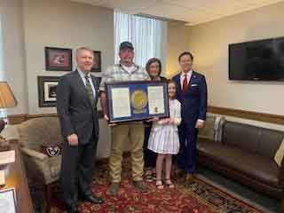 Tennessee General Assembly Honors Logger Of The Year Shannon Jarman