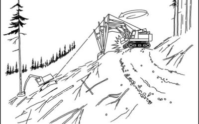 Base Machine Pulled Over By Steep Slope Machine