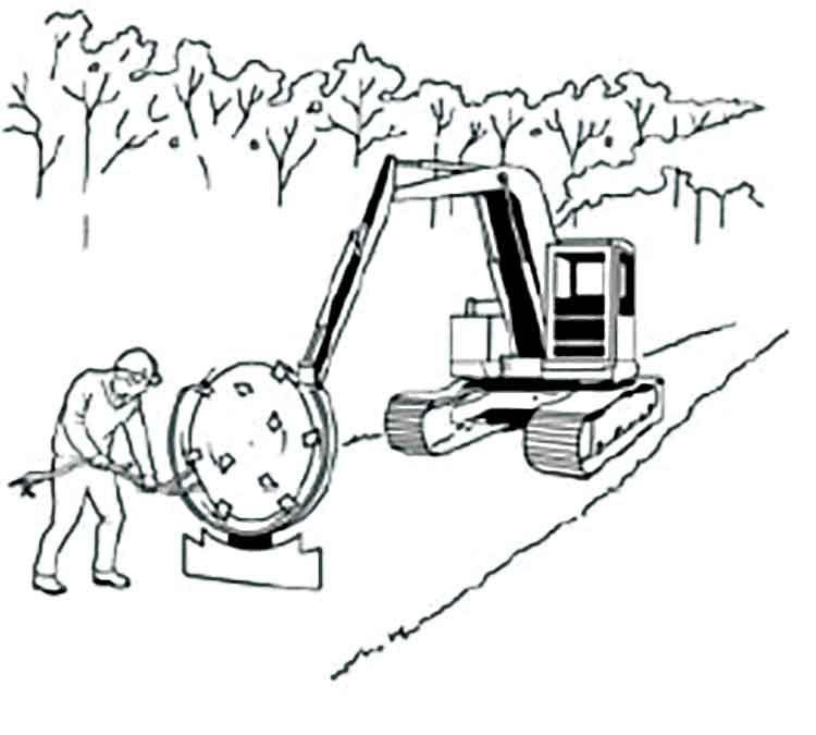 Fatality From Rotating Disc On Excavator