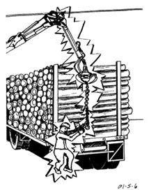 LOADER BOOM CONTACTS ELECTRICAL LINE