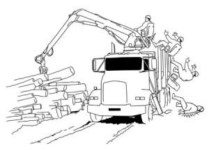 LOADER SEAT, OPERATOR TOPPLE FROM SELF-LOADING TRUCK