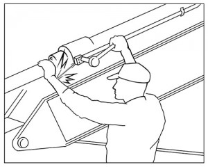 MECHANIC SUFFERS HYDRAULIC OIL INJECTION INJURY