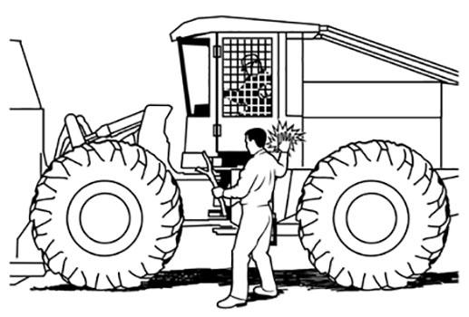 Feller-Buncher Door Slammed On Co-Worker’s Finger