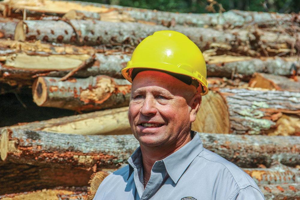 Kirk Sanders, logger, Pinson, Alabama